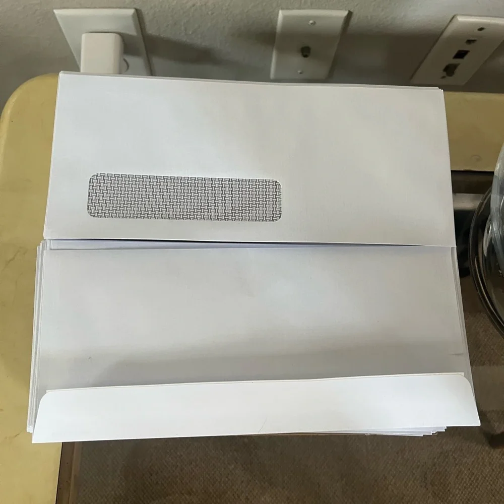 White Envelopes with Window